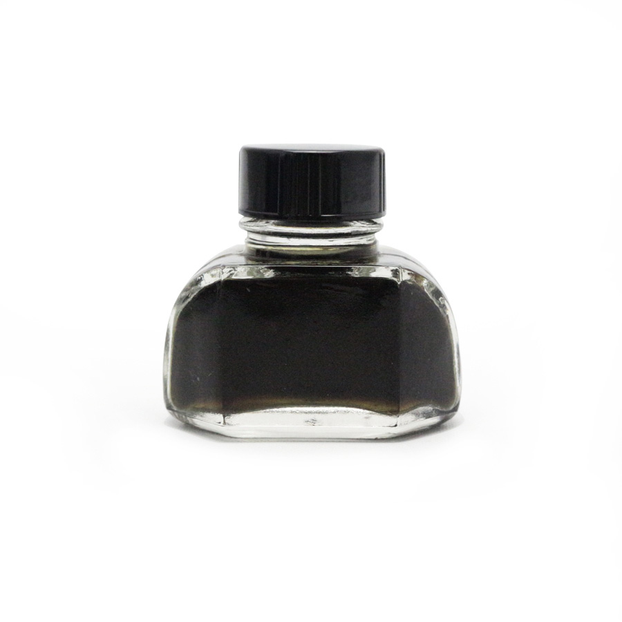 Shanghai hot sell customized 25 ml with plastic cap glass ink bottle ink bottle glass