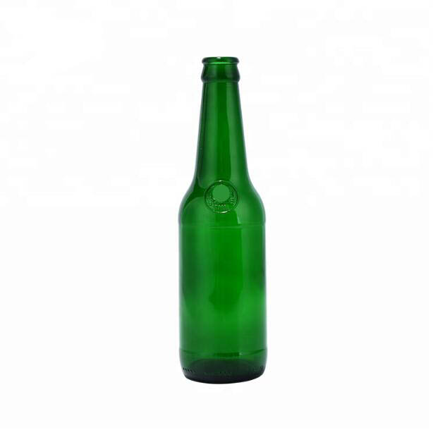 Shanghai Linlang wholesale 250ml 335ml 500ml 750ml 1000ml green Glass Bottle For Beer