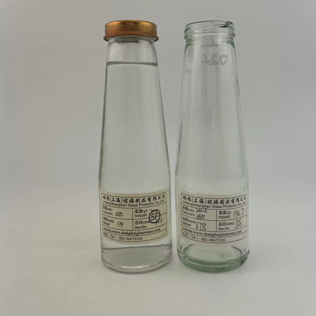 Shanghai wholesales 250 ml Glass Food Bottle Bird Nest Glass Jar Bird nest bottle Bird’s nest beverage with PT cap