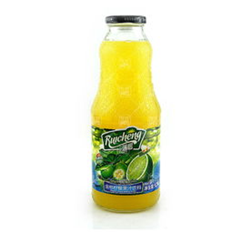 Shanghai Hot sell 300 ml customized embossed glass beverage bottle