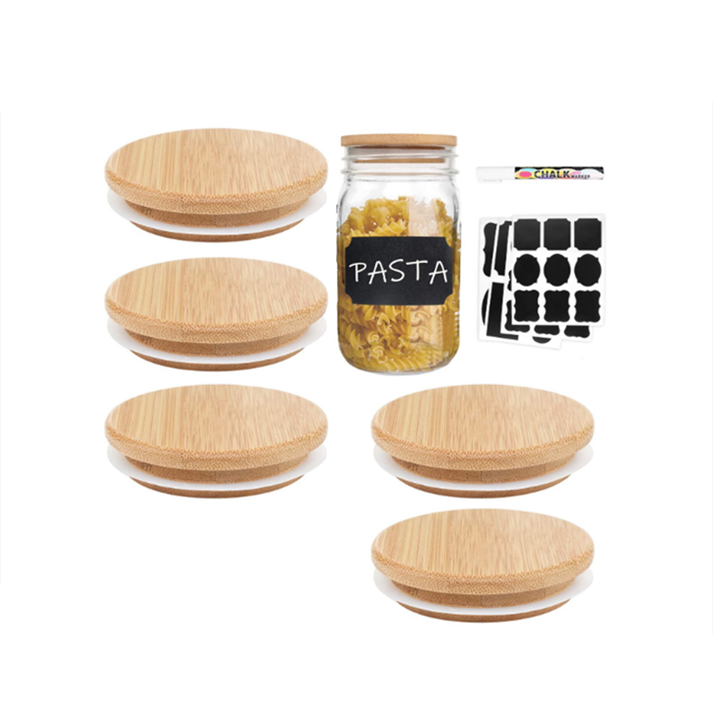 Bottom price Rotary Candle Holder -
 lilnlang shanghai hot sale products food grade custom 24oz wide mouth mason jar with bamboo lid – Linlang