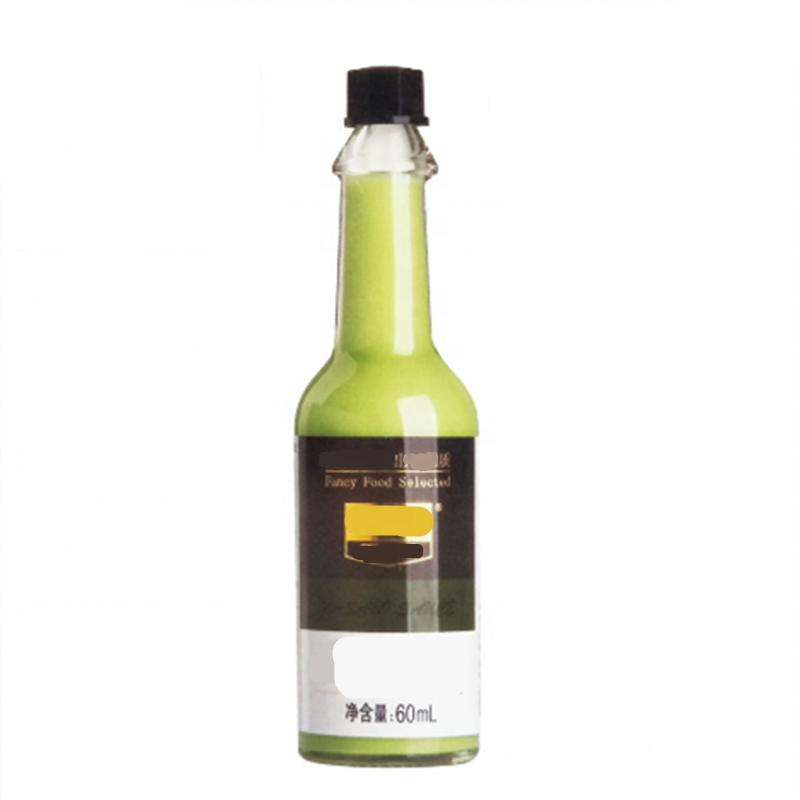 linlang shanghai customised glass bottle sauce bottles hot sauce bottles