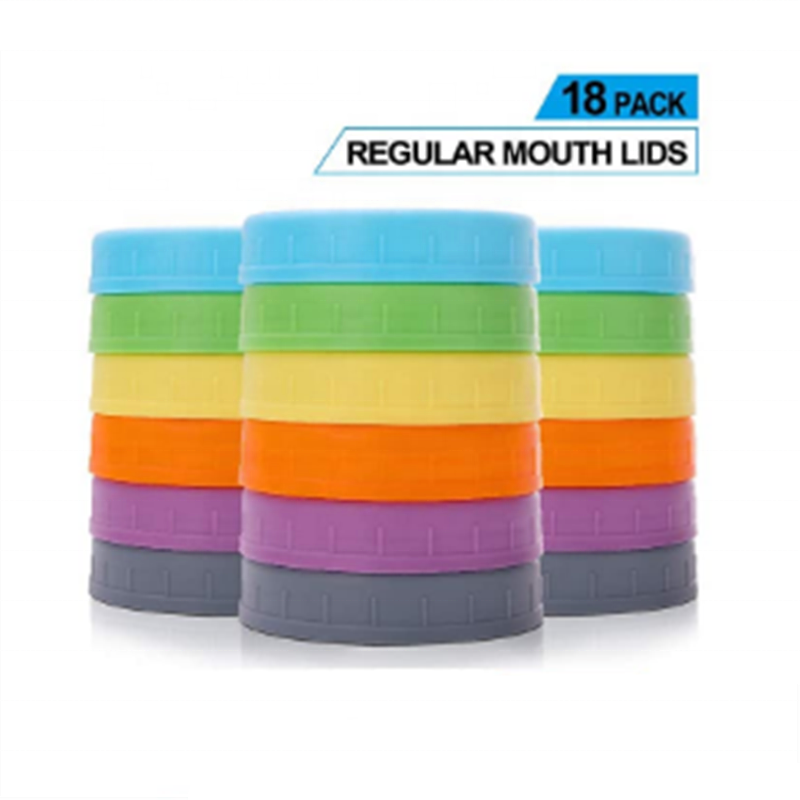 lilnlang shanghai hot sale products high quality jars with lids mason in bulk clamp centerpiece with plastic lid