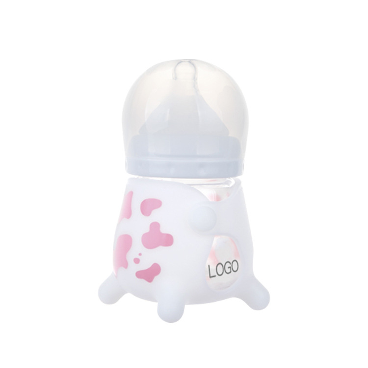 Shanghai Linlang glass baby feeding bottle and baby bottle of 120ml 180ml 220ml