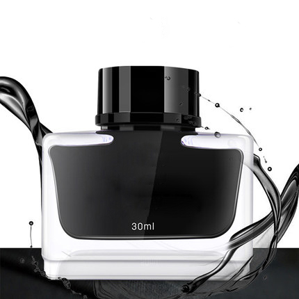 Linlang hot sell luxury Super flint 50ml polish empty glass fountain pen ink bottle