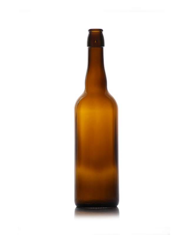 Shanghai Linlang Wholesale PALLA Swing Top Cap 64oz 2l Amber Growler Round Glass Bottle with Swing Top and Handle
