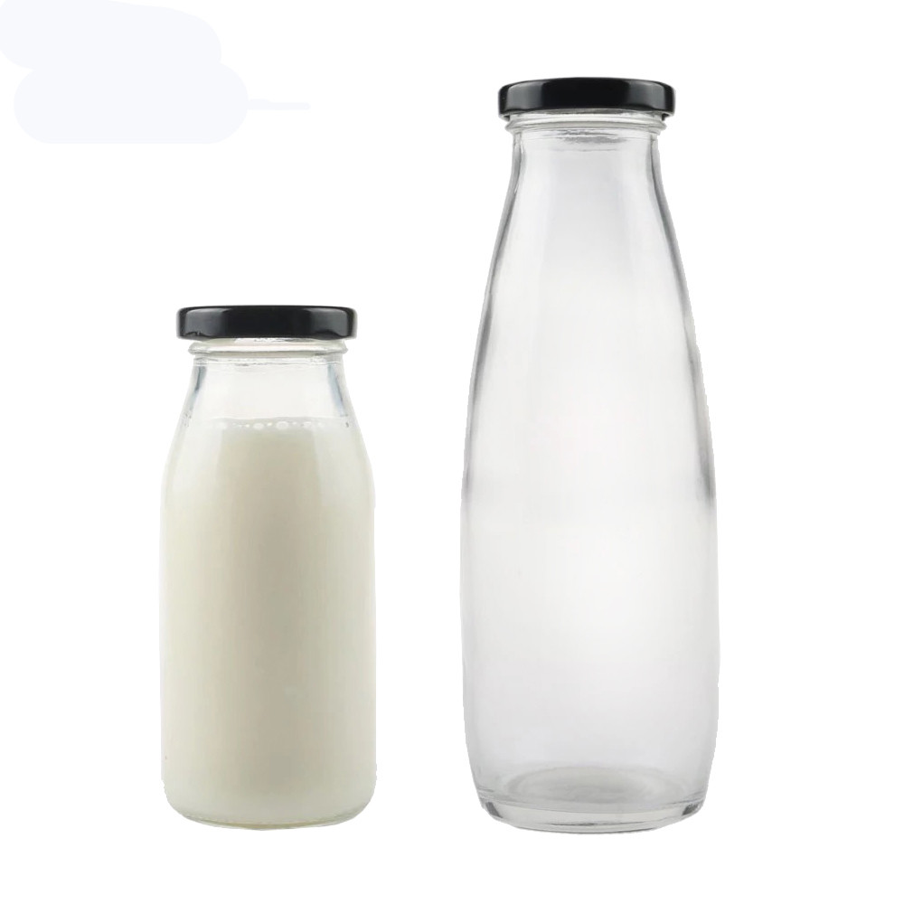 wholesale small pudding milk bottle high temperature 100ml 150ml 200ml gurt cup with wooden baking glass bottle