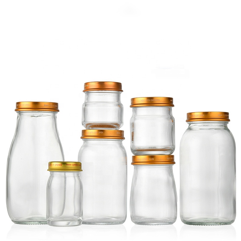75ml 85ml 120ml Recycled Bird Nest Glass Bottle Cylinder Glass Jar with PT cap