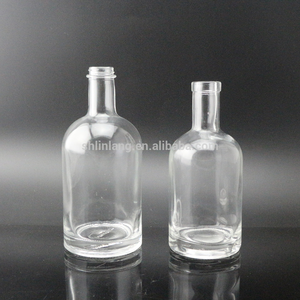 Download China High quality customized glass absolut vodka bottle clear Manufacturer and Supplier | Linlang