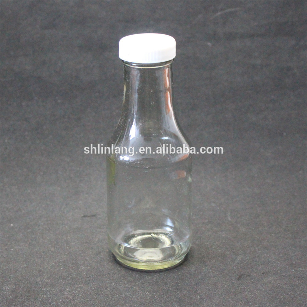 300ml 500ml Cute Round Glass Juice Bottles - Reliable Glass