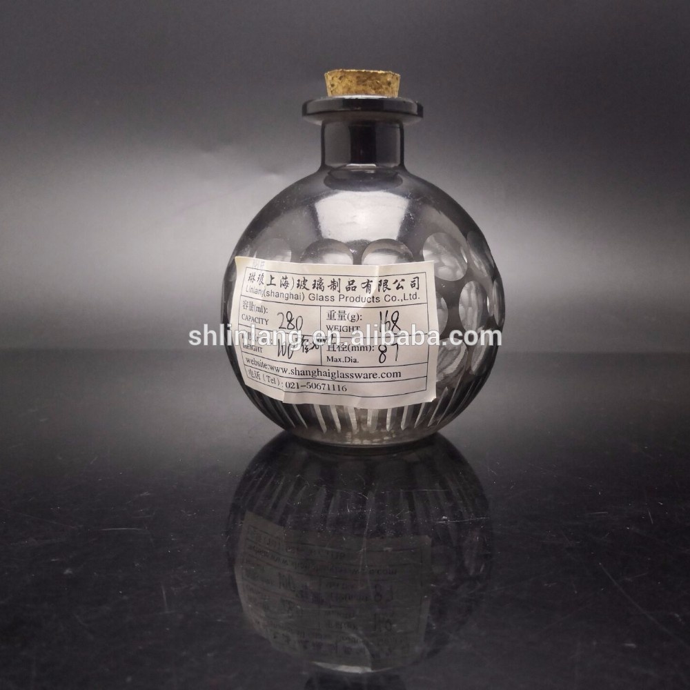 Download China Round Bottle For Oils Spherical Clear Black Reed Diffuser Bottle 250ml Manufacturer And Supplier Linlang