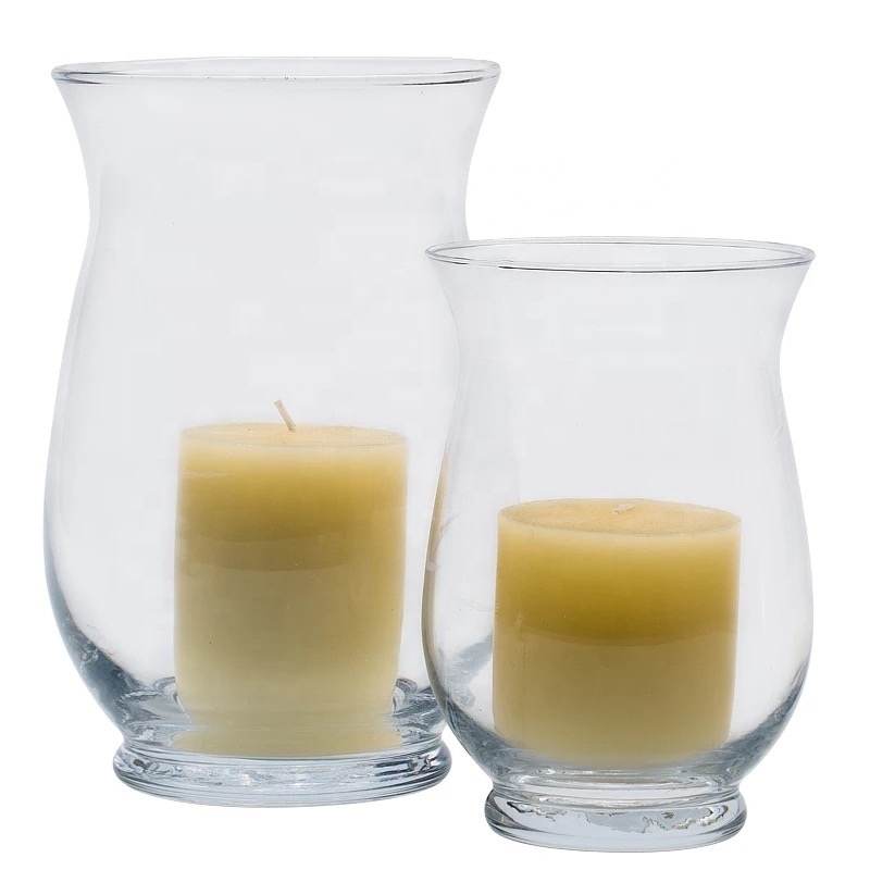 cheap glass hurricane candle holders