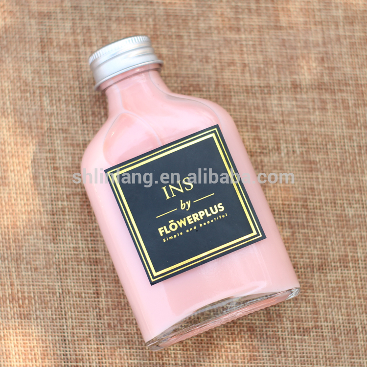 wholesale clear amber candle bottle 100ml