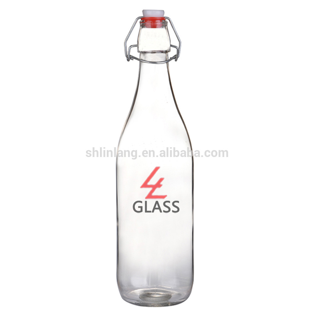 Personalized Glass Bottle - Fliptop - Engraved