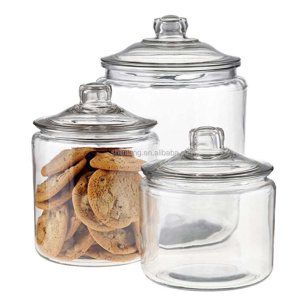 Cookie Food Storage Container Jar Factory Direct Sale Glass Linlang Shanghai Kitchen Storage Bottles & Jars Customized CLASSIC