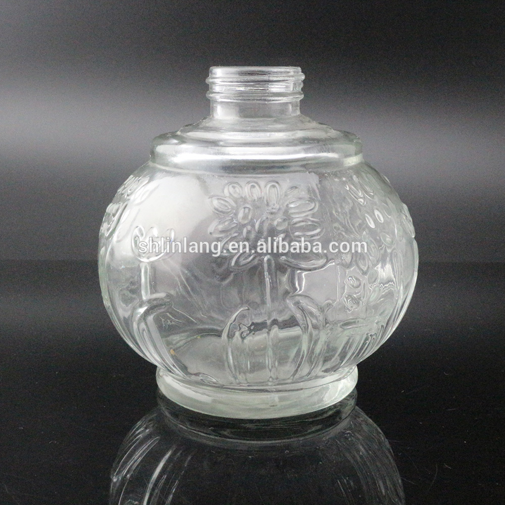 Discountable price Car Vent Clips Air Freshener -
 Factory hot sell round glass oil lamp with embossment – Linlang