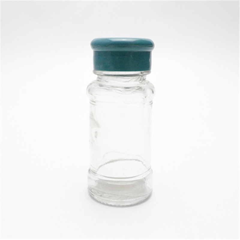 shanghai factory direct 60 ml Salt and Pepper round spice jar cruet container pour Shaker with flip top