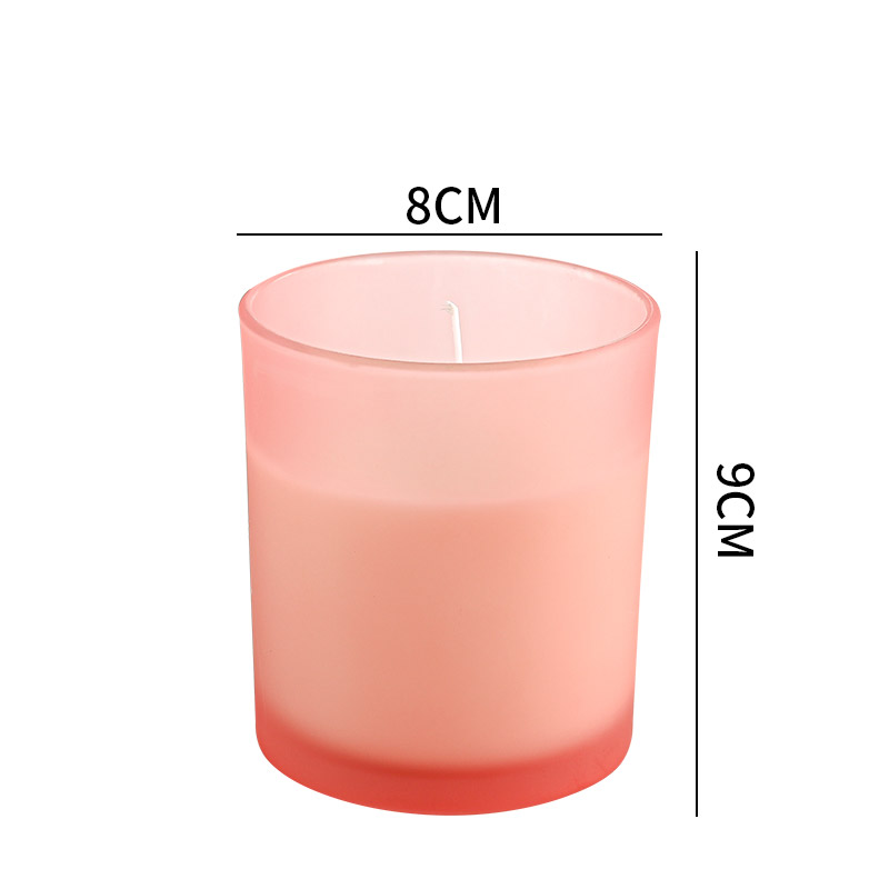 Linlang New Product Fancy Colorful Diamond Cut Lidded Glass Candle Jar Geo Cut crystal candle holders