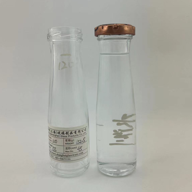 Shanghai Hot sell Bottled bird nest 120 ml Glass Food Bottle Bird Nest Glass Jar Bird nest bottle