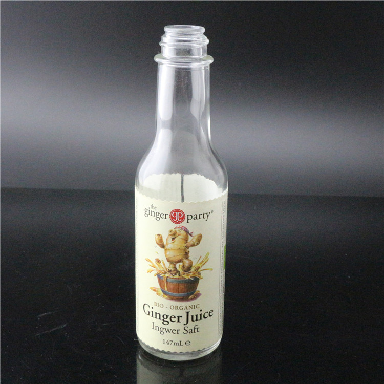 linlang factory sale hot sauce bottle glass 5oz with screw cap