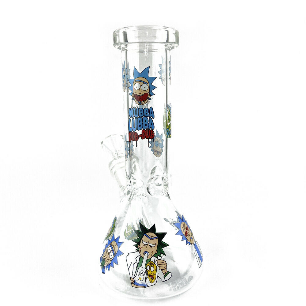 Custom glass tobacco water pipe smoking accessories bong w/ ICE catcher